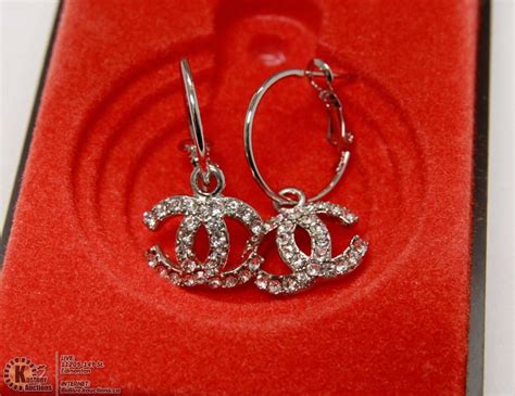 chanel replica earrings cheap|chanel knockoff earrings.